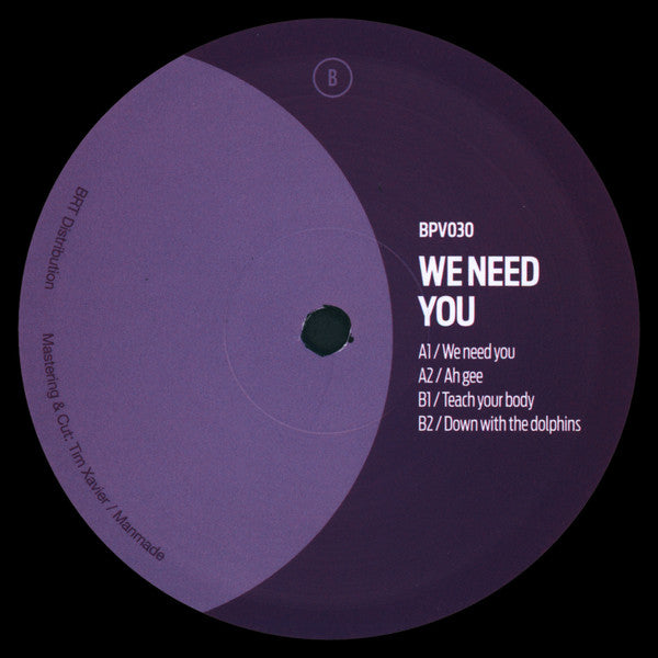 Fabe (8) : We Need You (12", EP)