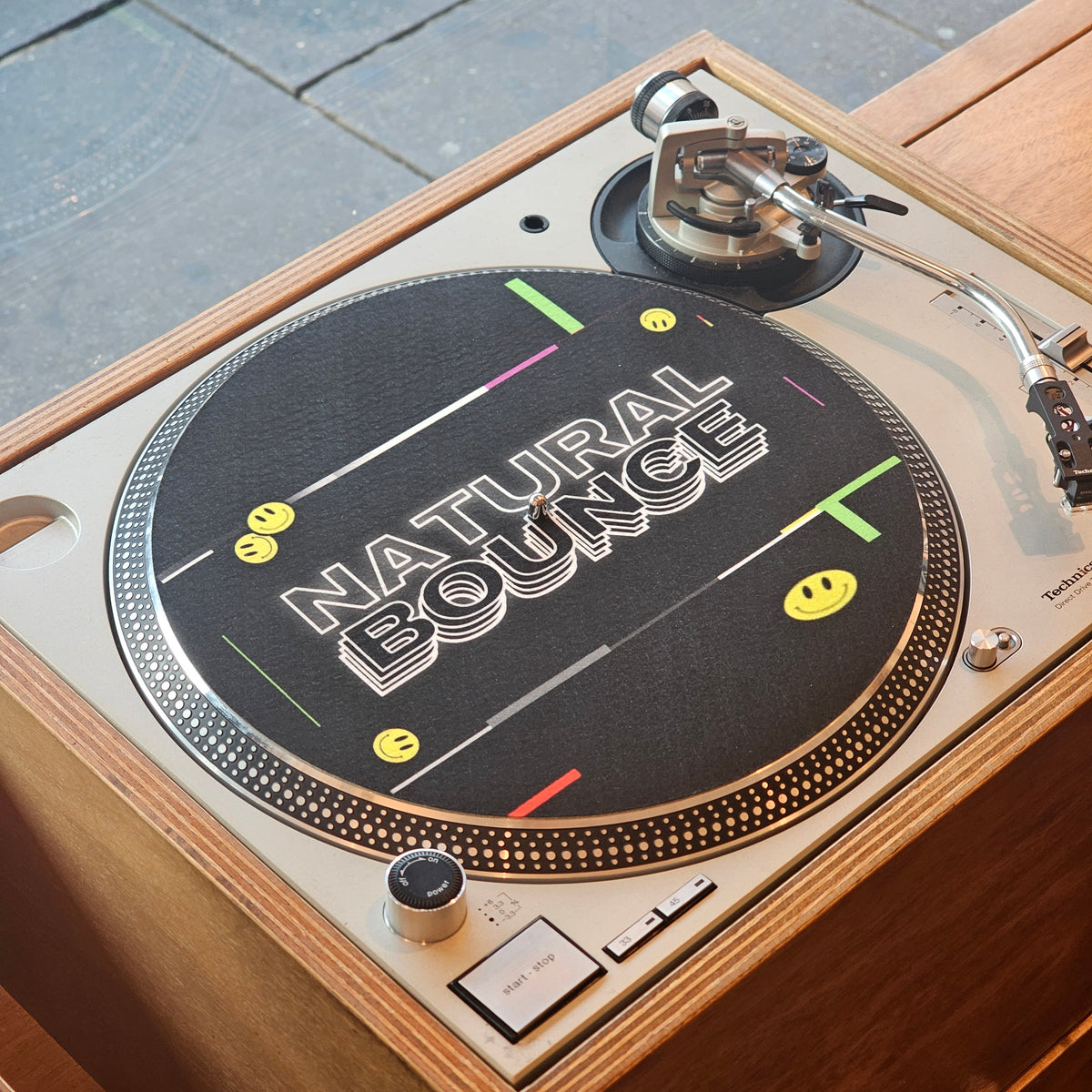 Natural Bounce Records Slipmat - Black