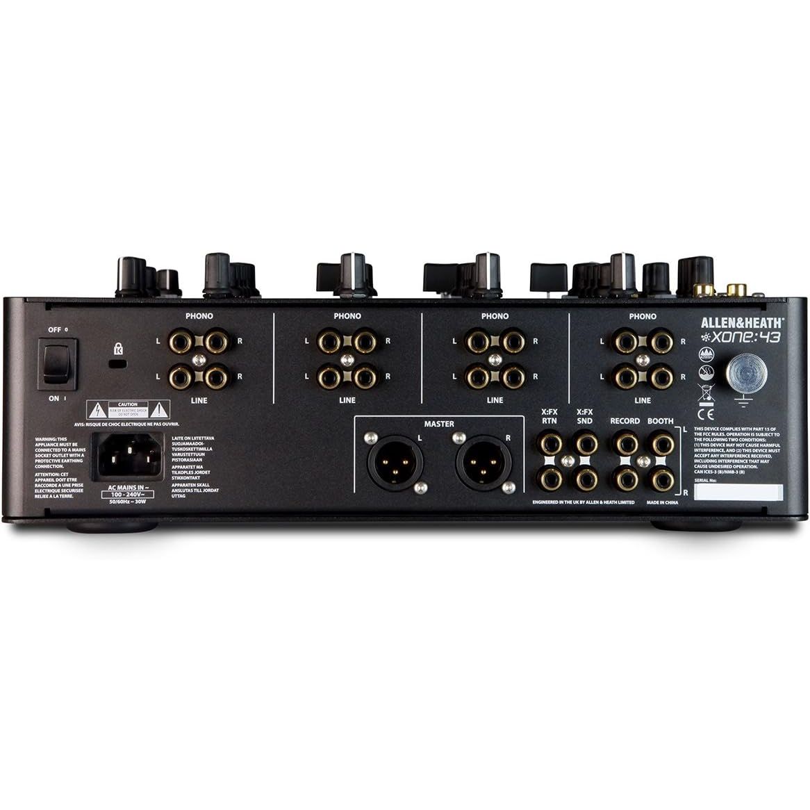 Allen & Heath Xone:43 — 4+1 Channel Analogue DJ Mixer