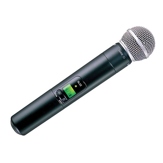 Shure SLX2 Handheld Wireless Microphone with SM58 Capsule