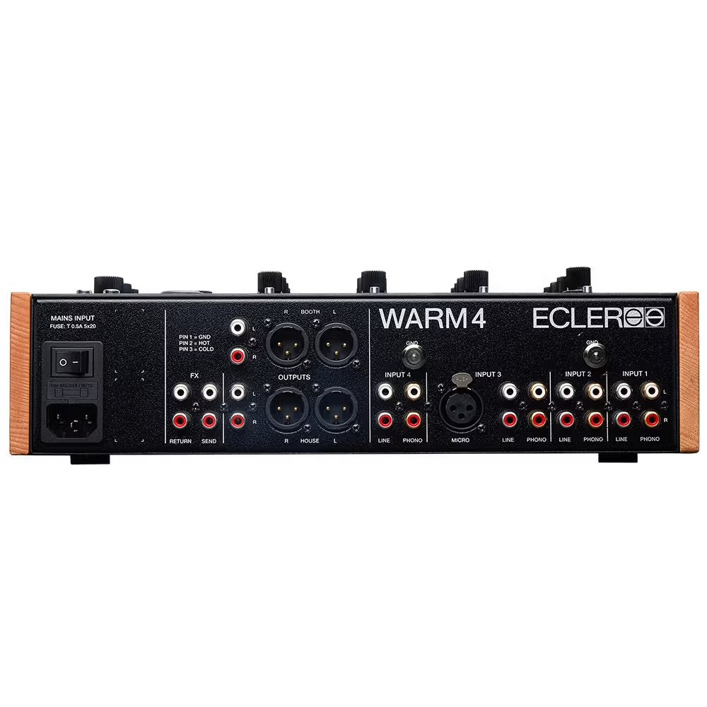 Ecler WARM4 Analogue Rotary DJ Mixer w/ Subharmonic Synthesizer