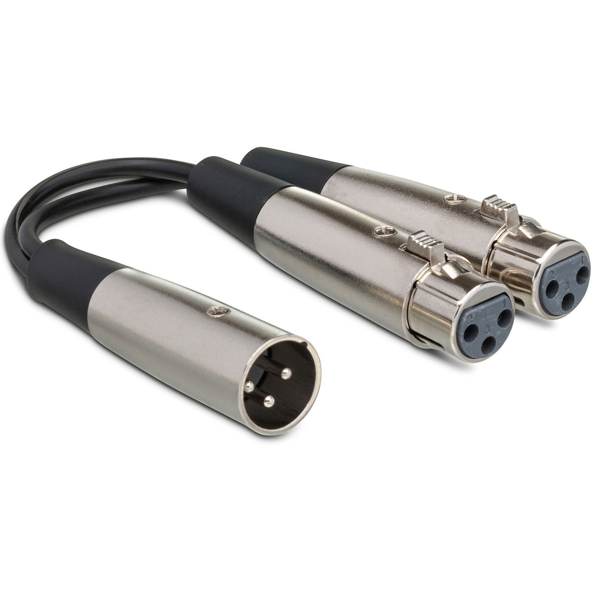 YXF 119 Y Cable Dual XLR3M to XLR3F