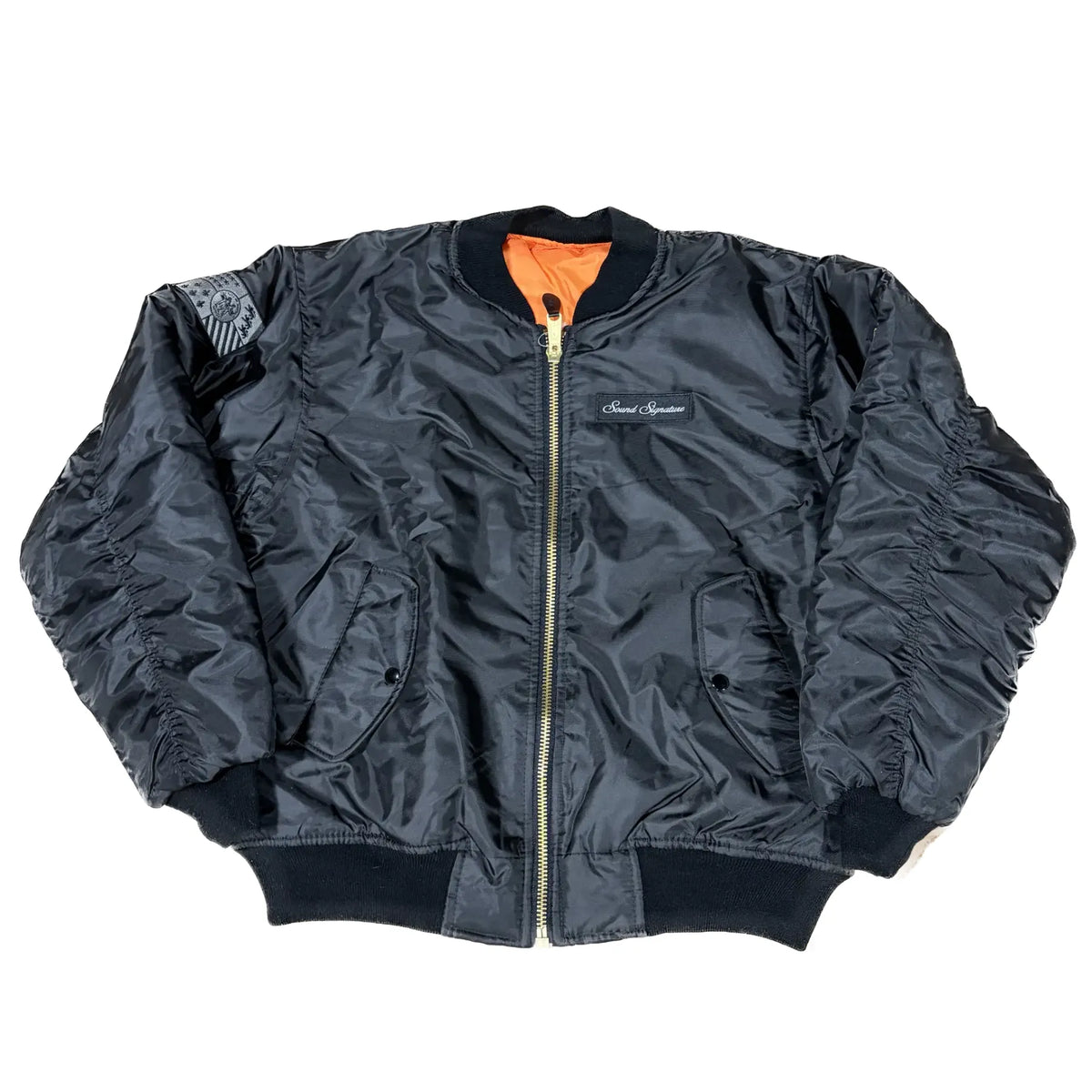 Sound Signature Flight Jacket (BK/OR)