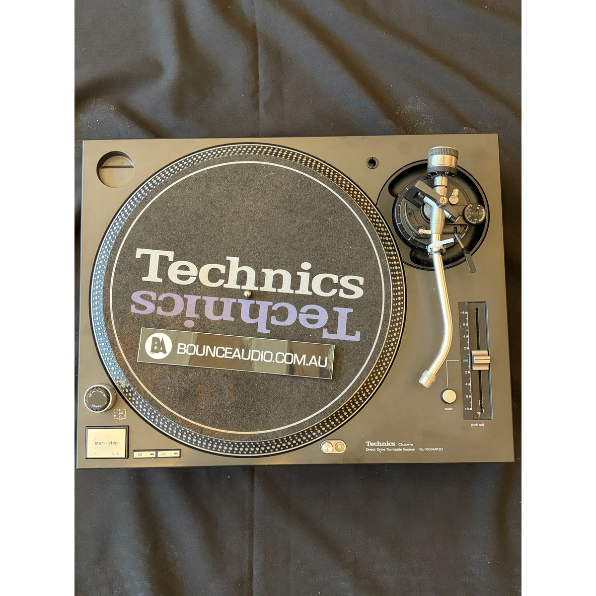 Technics SL-1200 MK3D Black (secondhand) TMK25