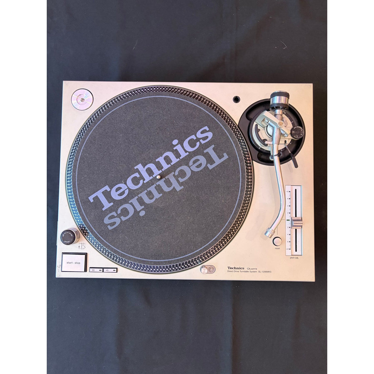 Technics SL-1200 Mk5 Silver Direct Drive Turntable (secondhand) TMK30
