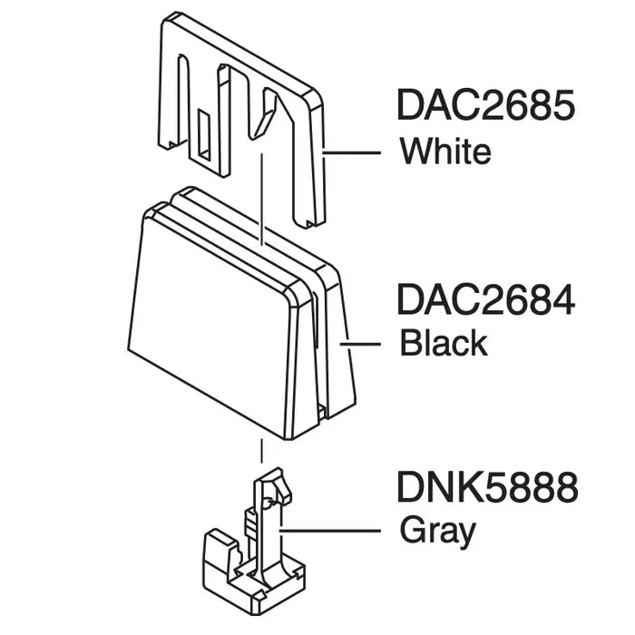 Pioneer P-Lock Fader Cap Kit (DAC2684 + DAC2685 + DNK5888)