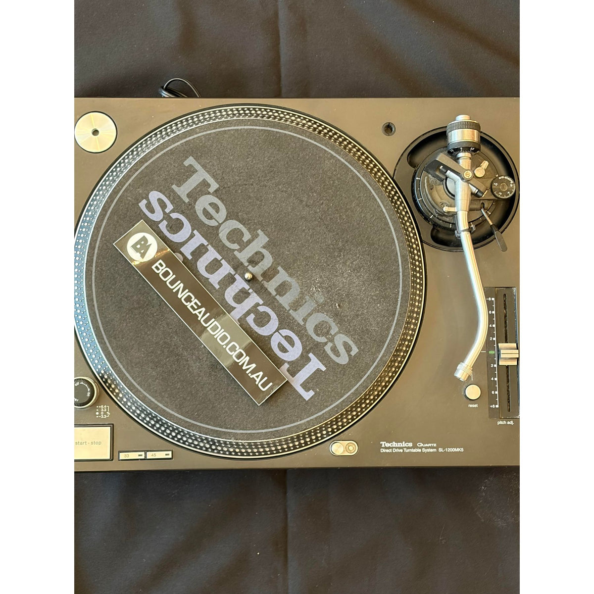 Technics SL-1200 MK5 Black (secondhand) TMK24